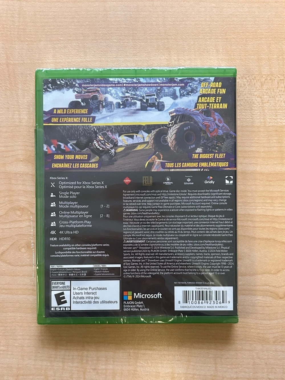 XBOX SERIES X - XBOX ONE MONSTER JAM SHOWDOWN